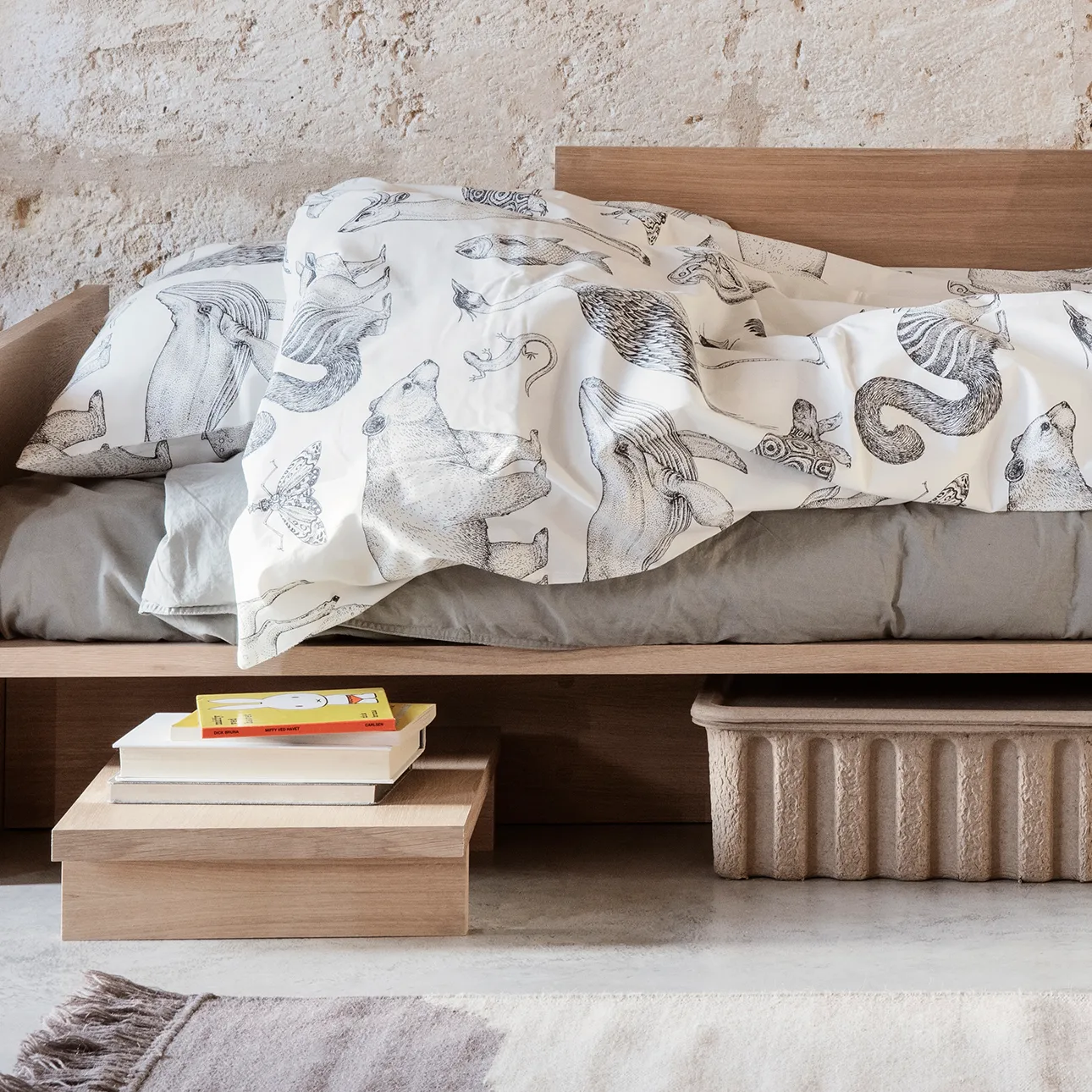 Table d'appoint Kona, Chêne Ferm Living