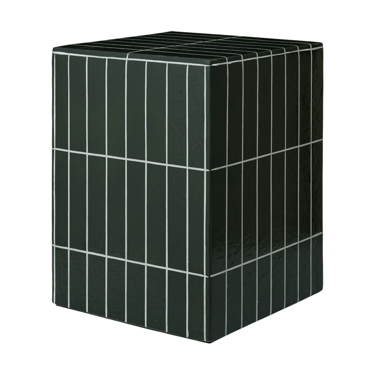 Table d’appoint Pillar, Dark green, 32x32x42 cm Ferm Living