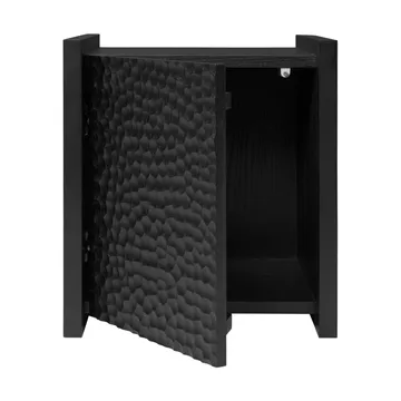 Table d’appoint Scarni - Frêne teinté foncé, 38x40x45 cm - Ferm Living