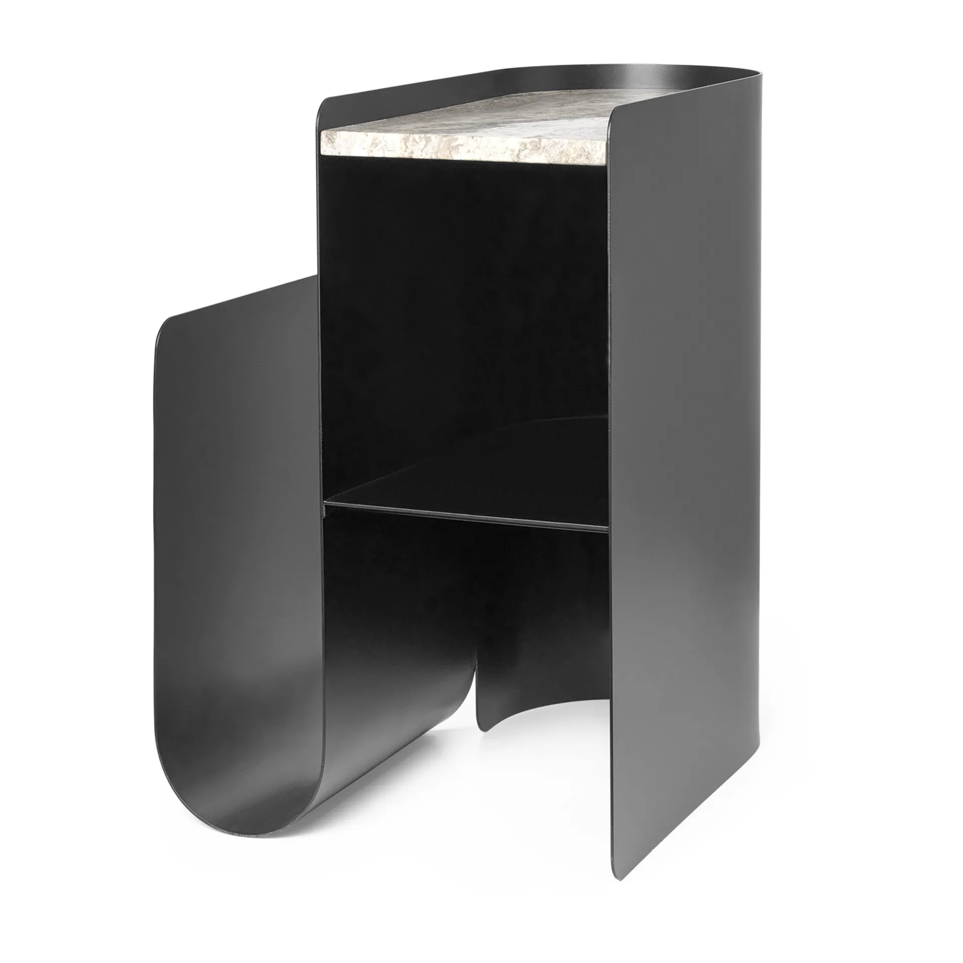 Table d'appoint Vault 40,2x33,4x50 cm, Black Ferm Living