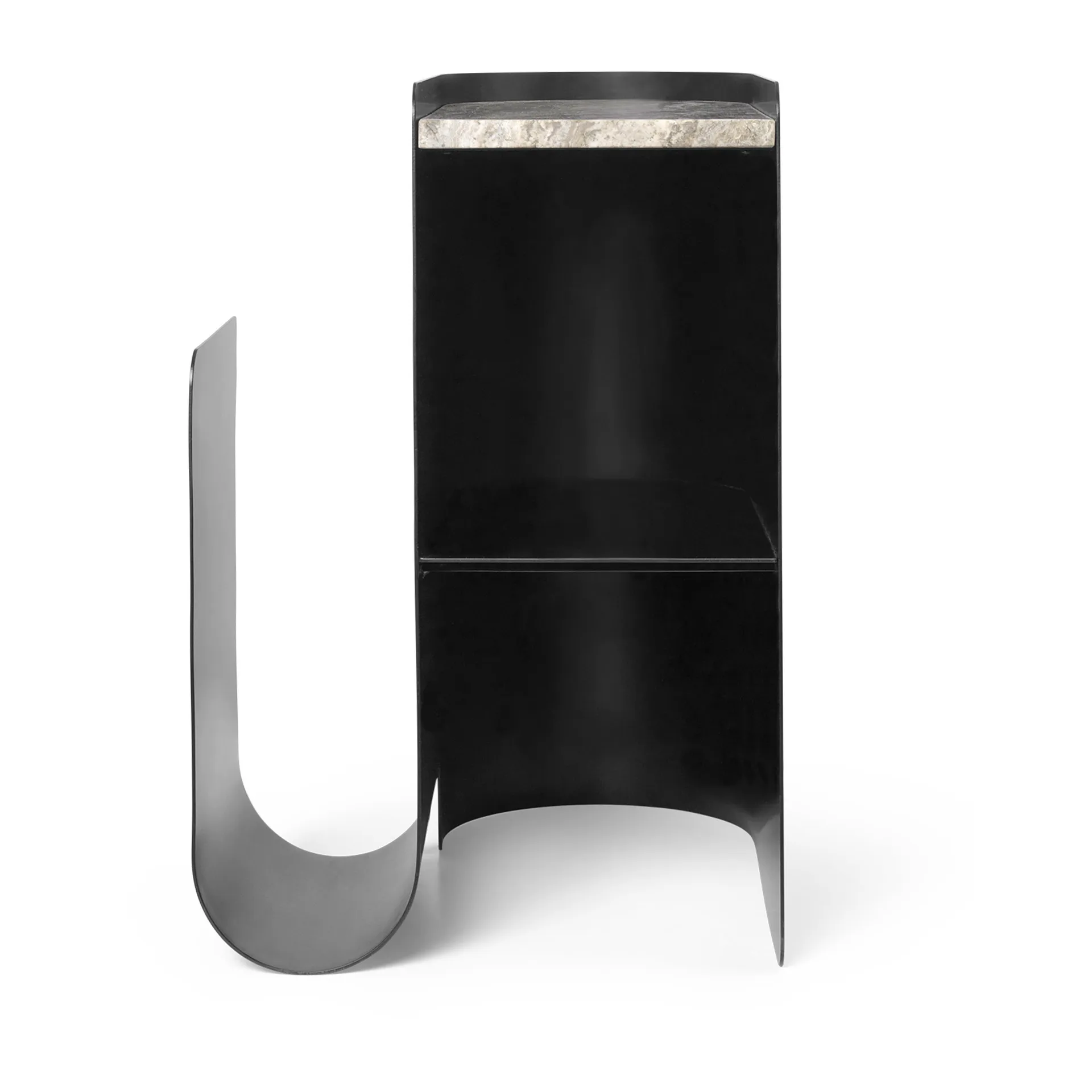 Table d'appoint Vault 40,2x33,4x50 cm, Black Ferm Living