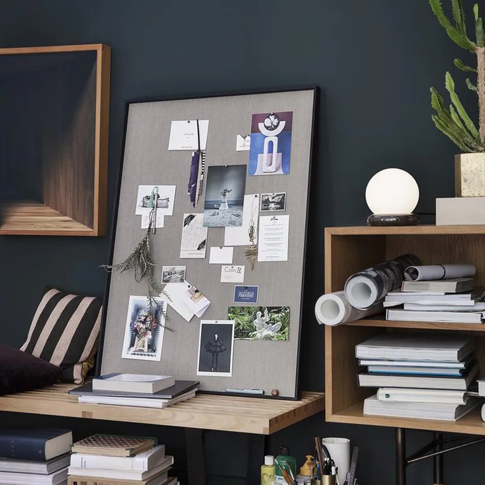 Tableau d’affichage Scenery, black, large Ferm Living