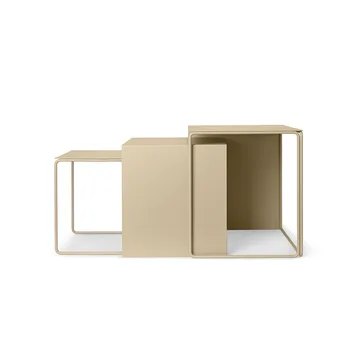 Tables gigognes Cluster - cashmere, 3 pièces - Ferm Living