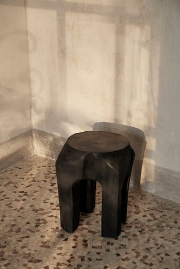 Tabouret Root Ø 30x40 cm  - Black stained - ferm LIVING