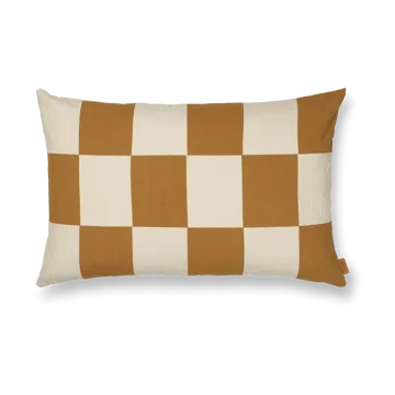 Taie Fold patchwork 40x60 cm - Sugar kelp-undyed - Ferm Living