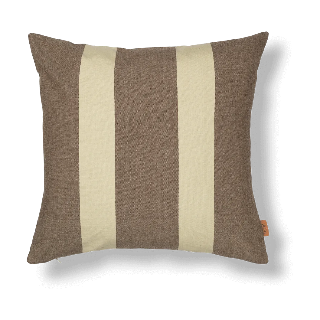 Taie Strand outdoor 50x50 cm, Carob brown-parchment Ferm Living