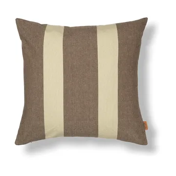 Taie Strand outdoor 50x50 cm - Carob brown-parchment - Ferm Living