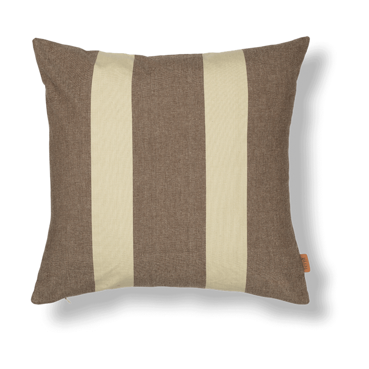 Taie Strand outdoor 50x50 cm - Carob brown-parchment - Ferm LIVING