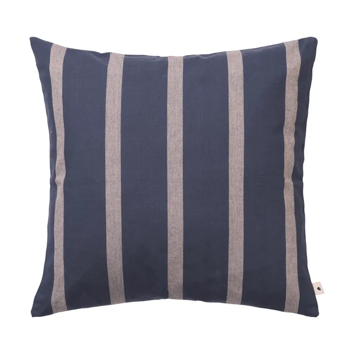 Taie Strand outdoor 50x50 cm - Indigo blue-parchme - Ferm Living