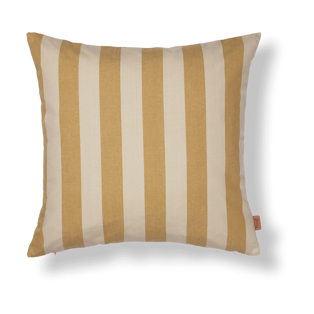 ferm LIVING Taie Strand outdoor 50x50 cm Warm yellow-parchment