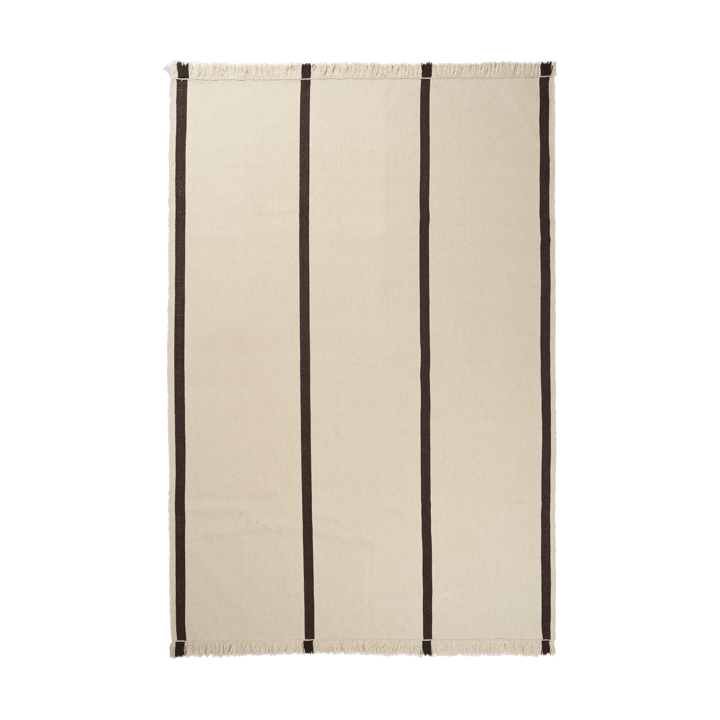 Tapis Calm kelim - Off-white, Coffee, 200x300 cm - ferm LIVING