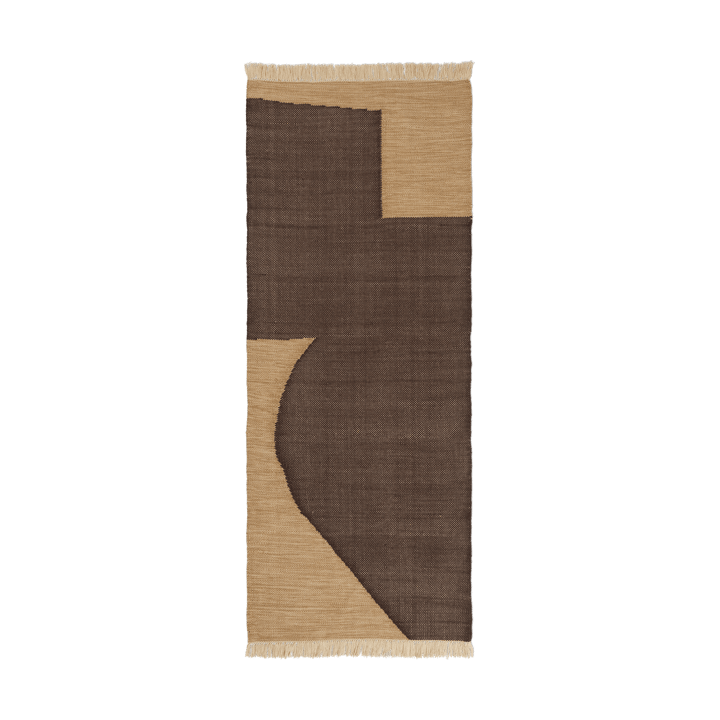 Tapis de couloir Forene - Tan-Chocolate, 80x200 cm - Ferm LIVING
