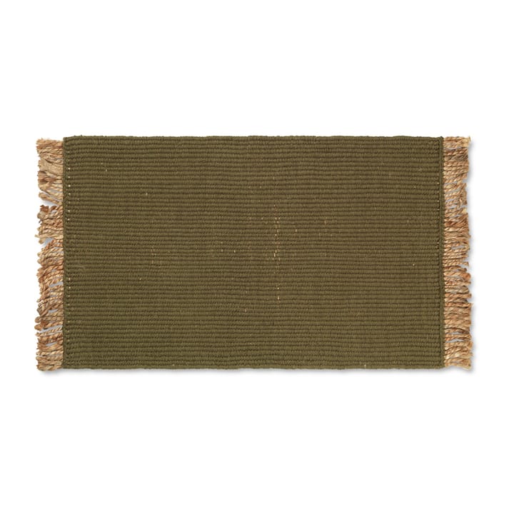 Tapis de porte Block 50x80 cm - Olive-natural - Ferm LIVING