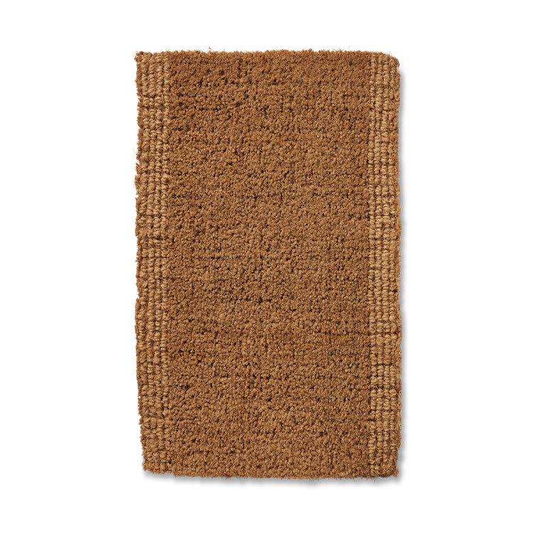 Ferm Living Tapis de porte Coir 50x70 cm Natural | Design Scandinave | Paillassons | Marron