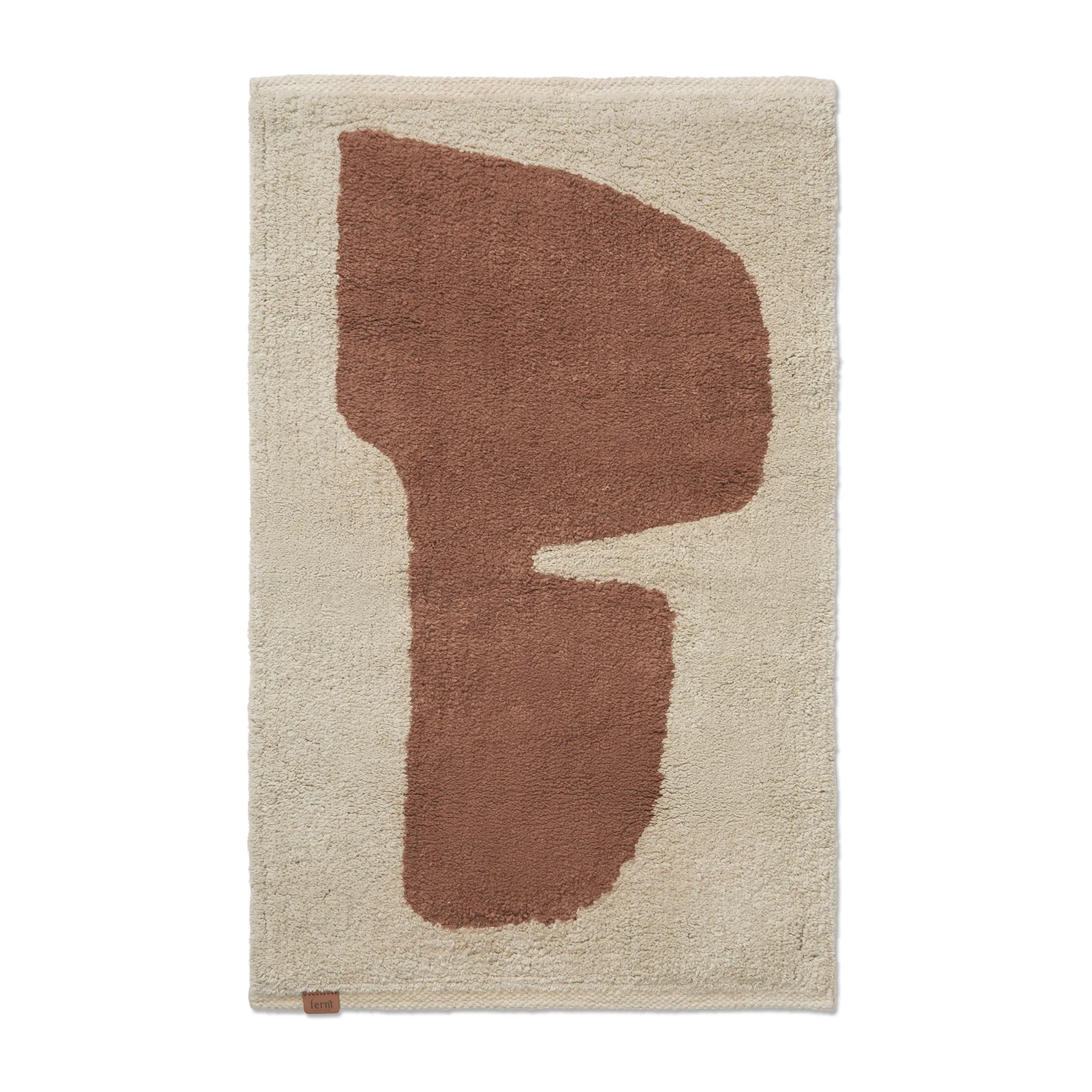 Tapis de salle de bain Lay 50x70 cm, Parchment-rust Ferm Living