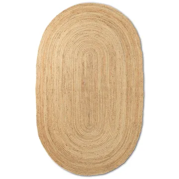 Tapis en jute Eternal Oval Large - Natural - Ferm Living