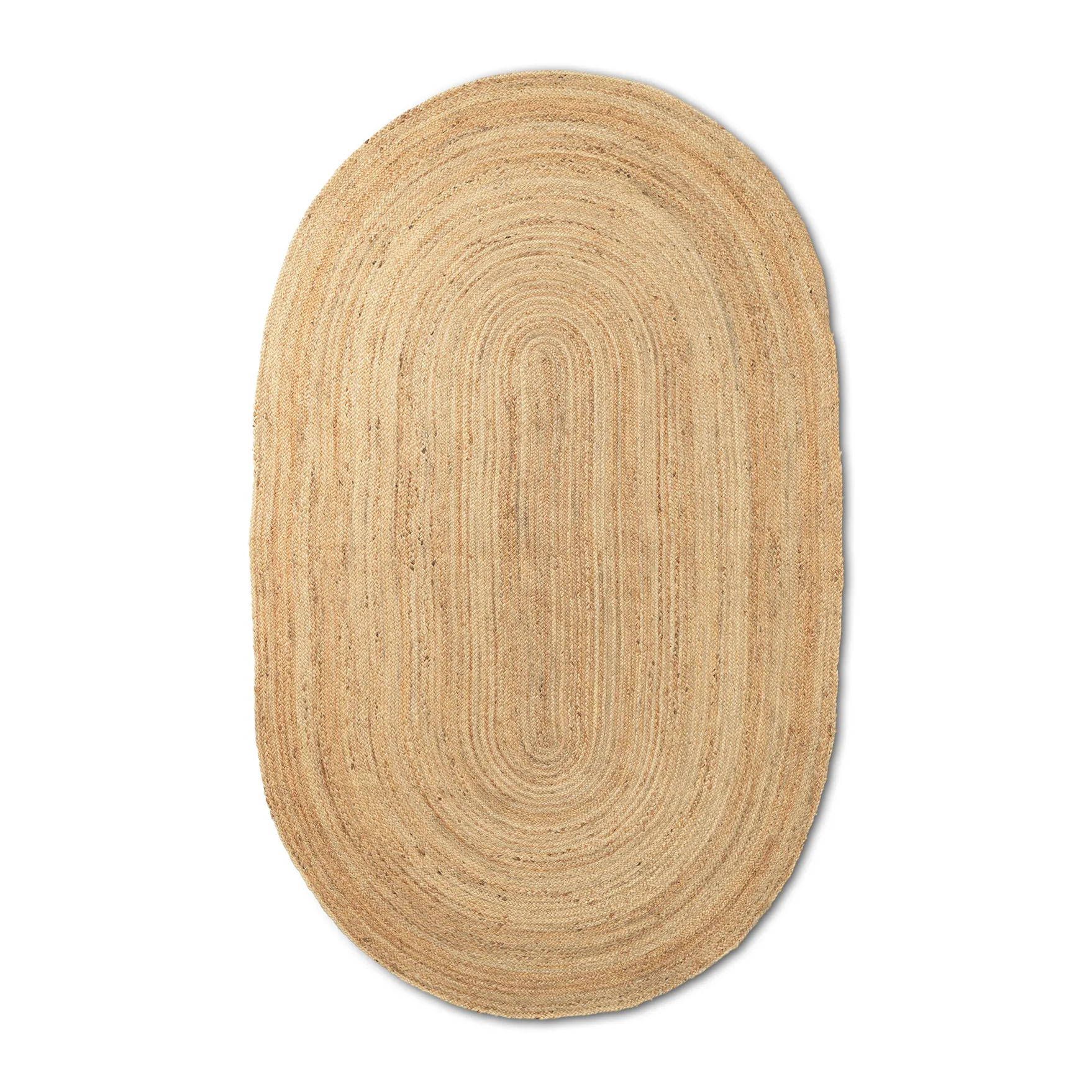 Tapis en jute oval Eternal small, Natural Ferm Living
