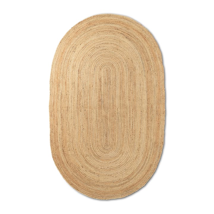 Tapis en jute oval Eternal small - Natural - ferm LIVING