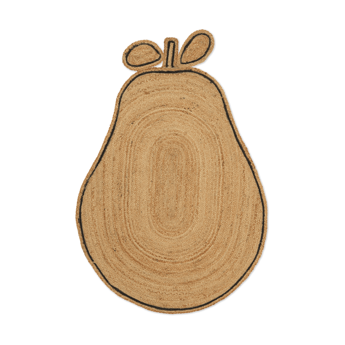 Ferm Living Tapis en jute Pear braided Naturel