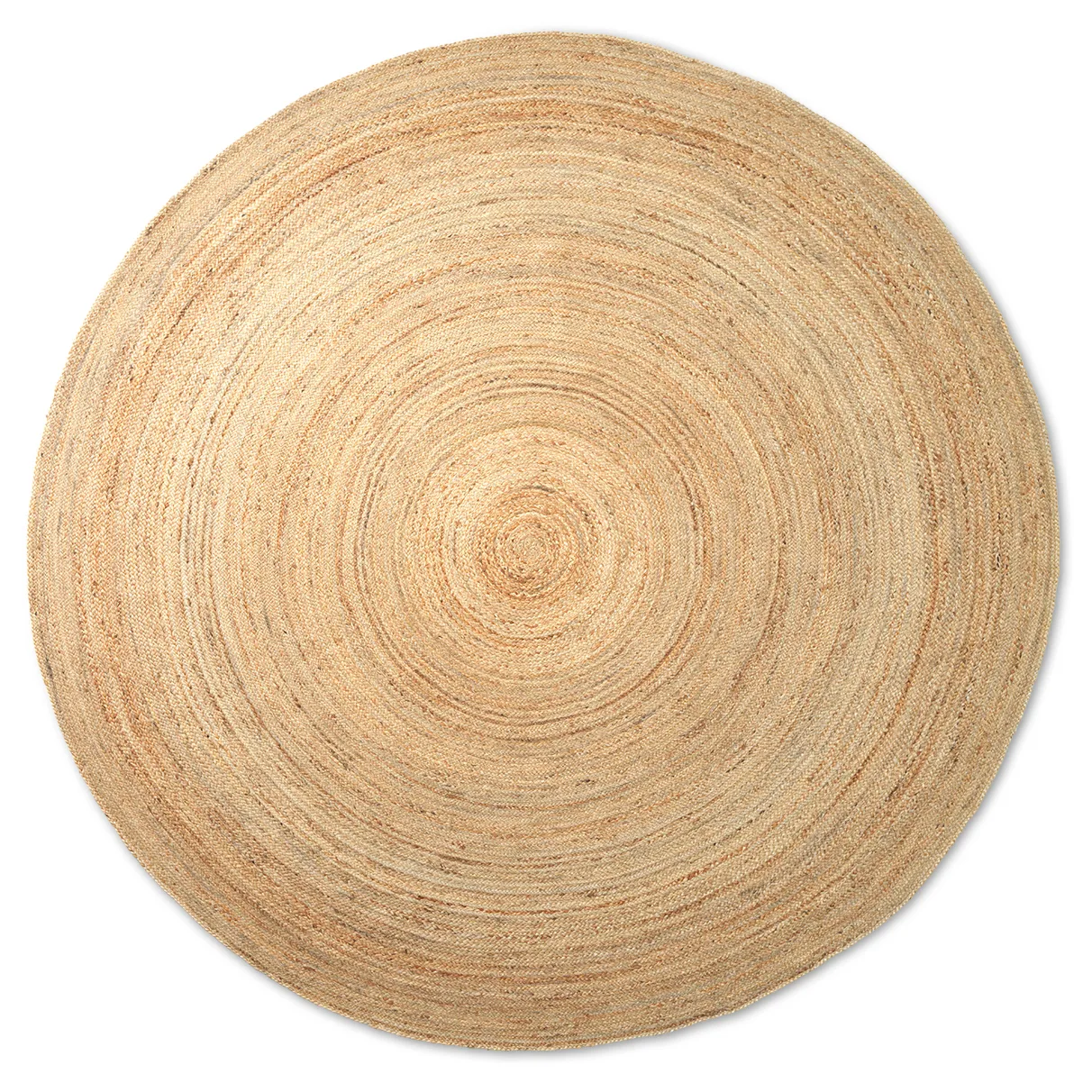 Tapis en jute rond Eternal large, Natural Ferm Living