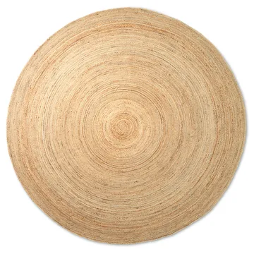 Tapis en jute rond Eternal large - Natural - Ferm Living