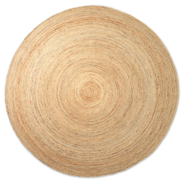 Tapis en jute rond Eternal large - Natural - Ferm LIVING