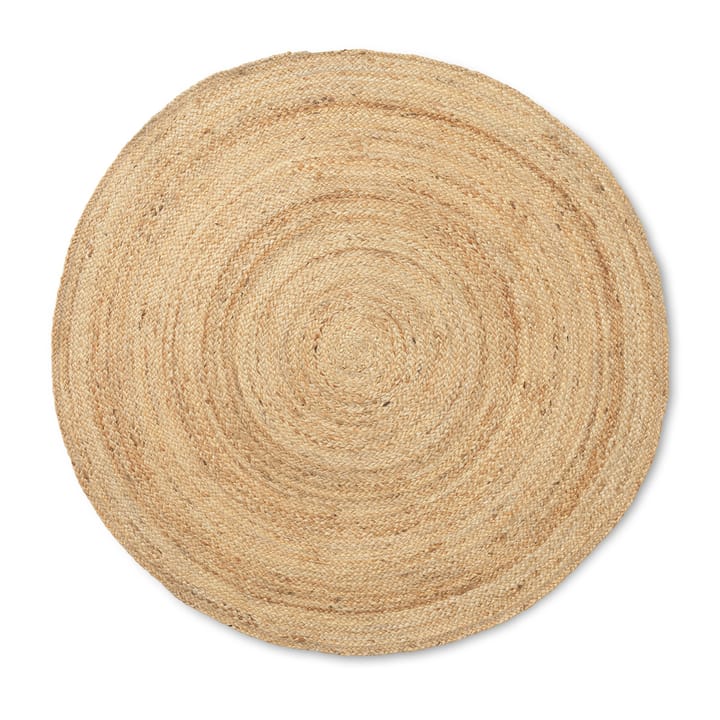 Tapis en jute rond Eternal small - Natural - ferm LIVING