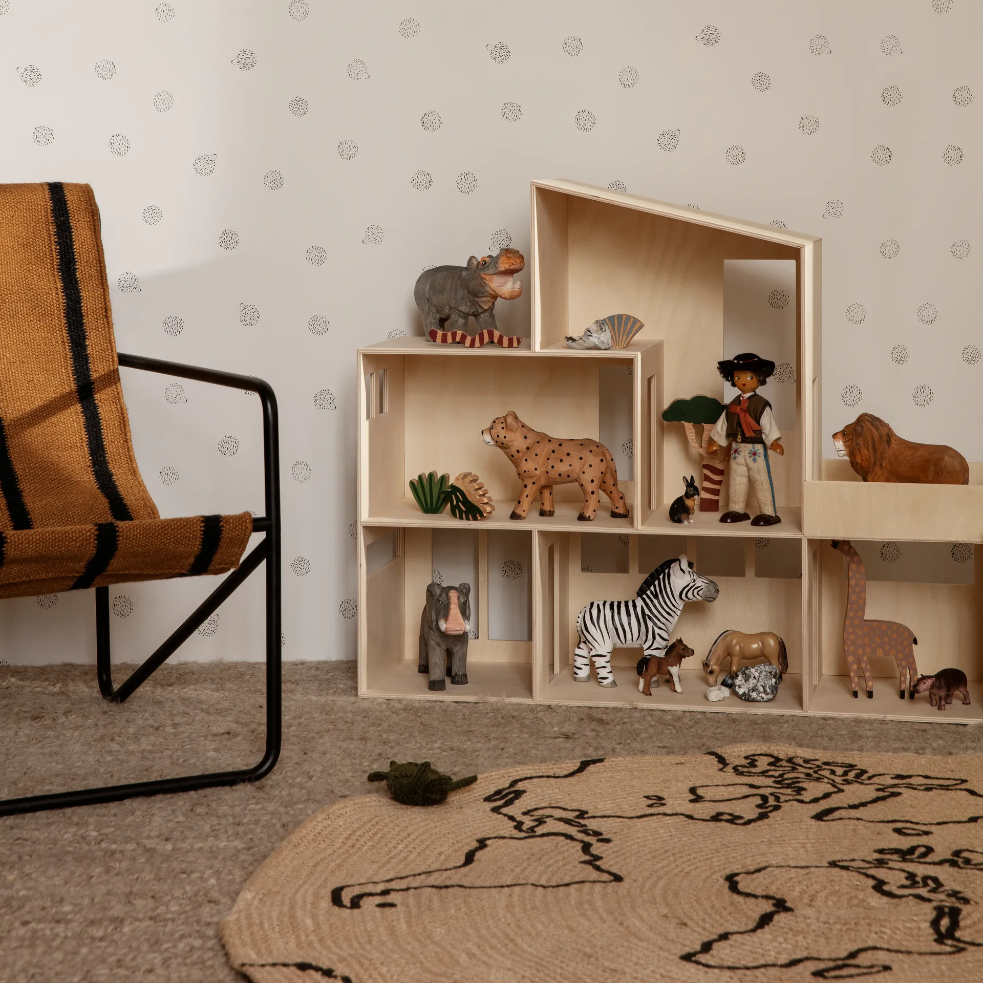 Tapis en jute World small, Beige Ferm Living