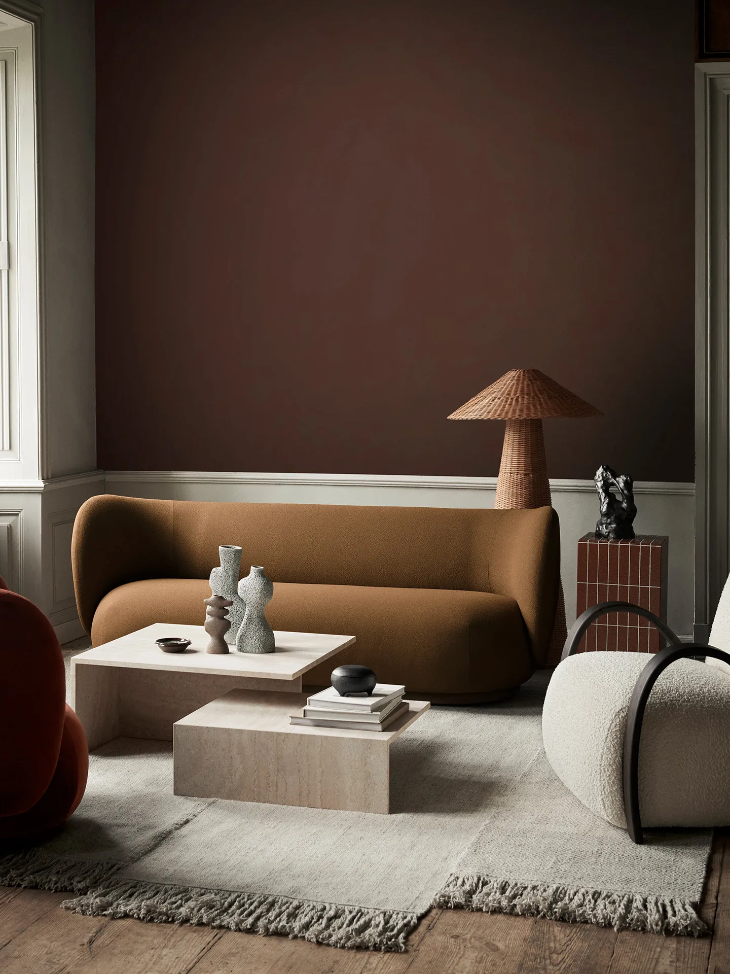 Tapis en laine Alter, Naturel, 300x350 cm Ferm Living