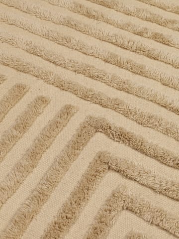 Tapis en laine Crease 160x250 cm - Light sand - ferm LIVING