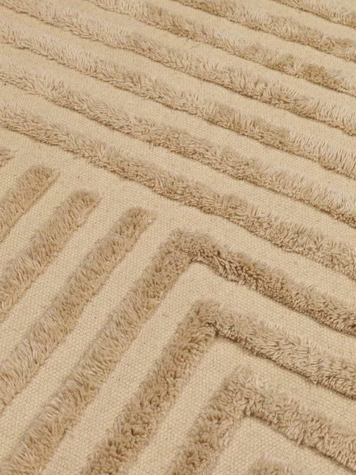 Tapis en laine Crease 160x250 cm - Light sand - ferm LIVING