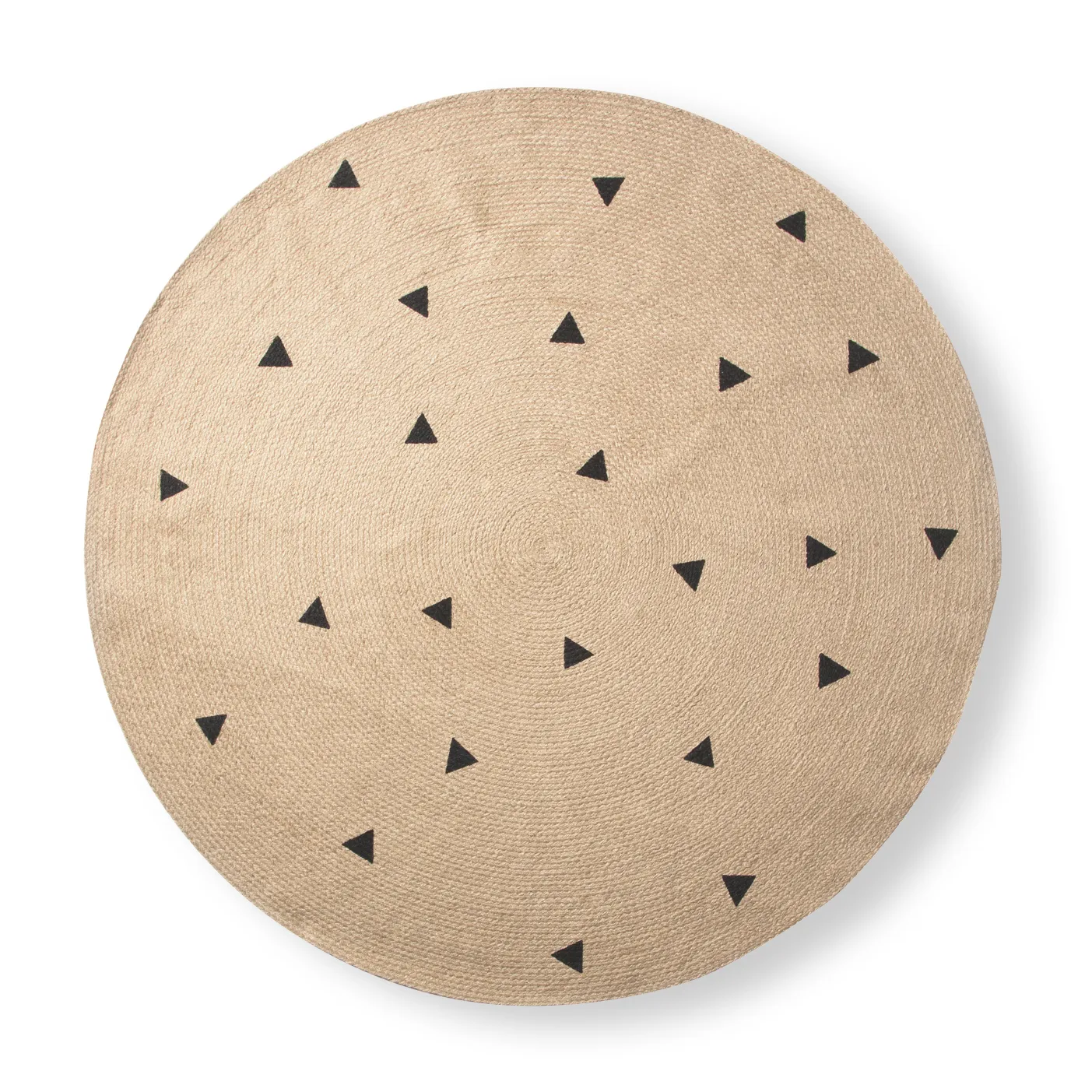 Tapis Ferm Living rond Ø130 cm, Triangle Ferm Living