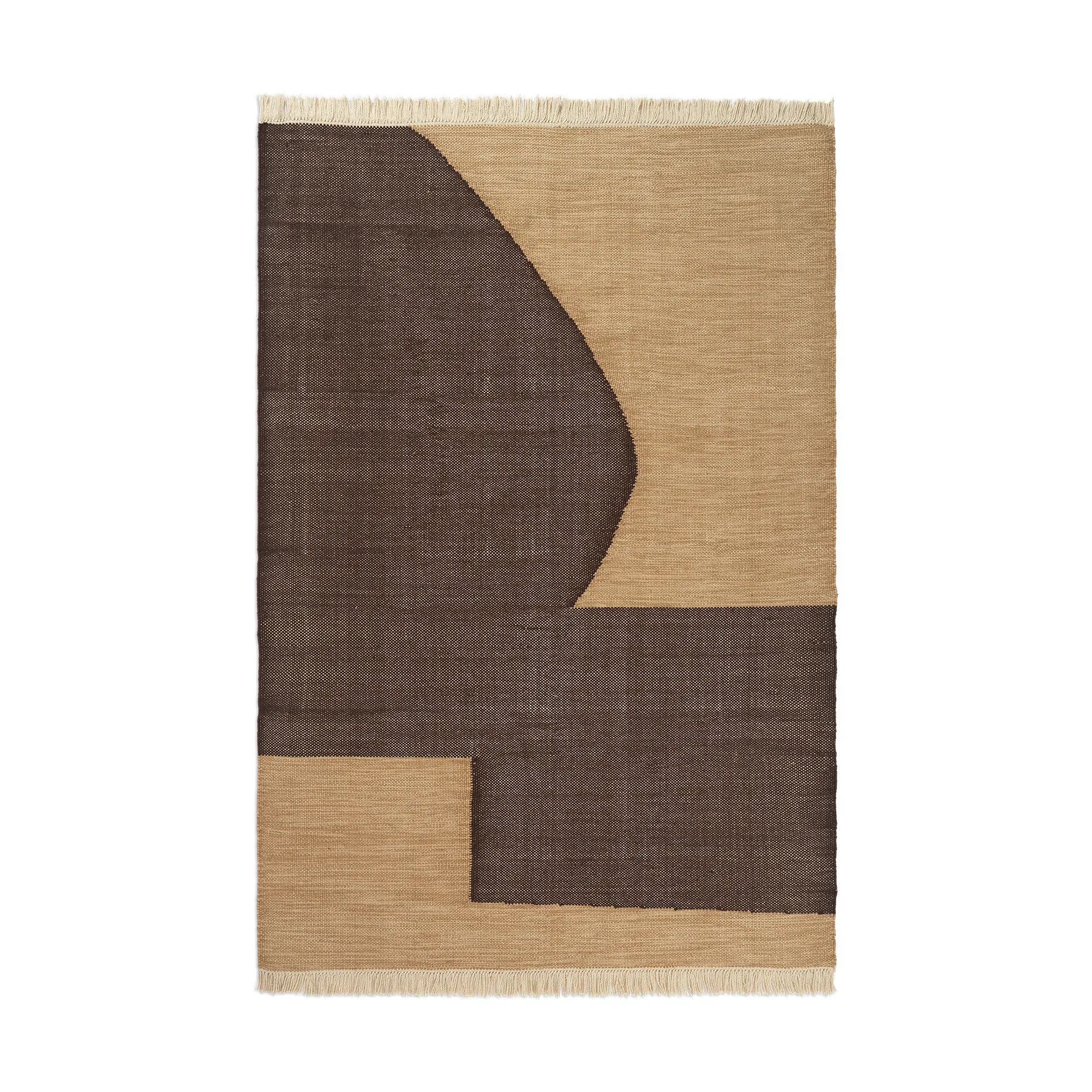 Tapis Forene, Tan-Chocolate, 140x200 cm Ferm Living