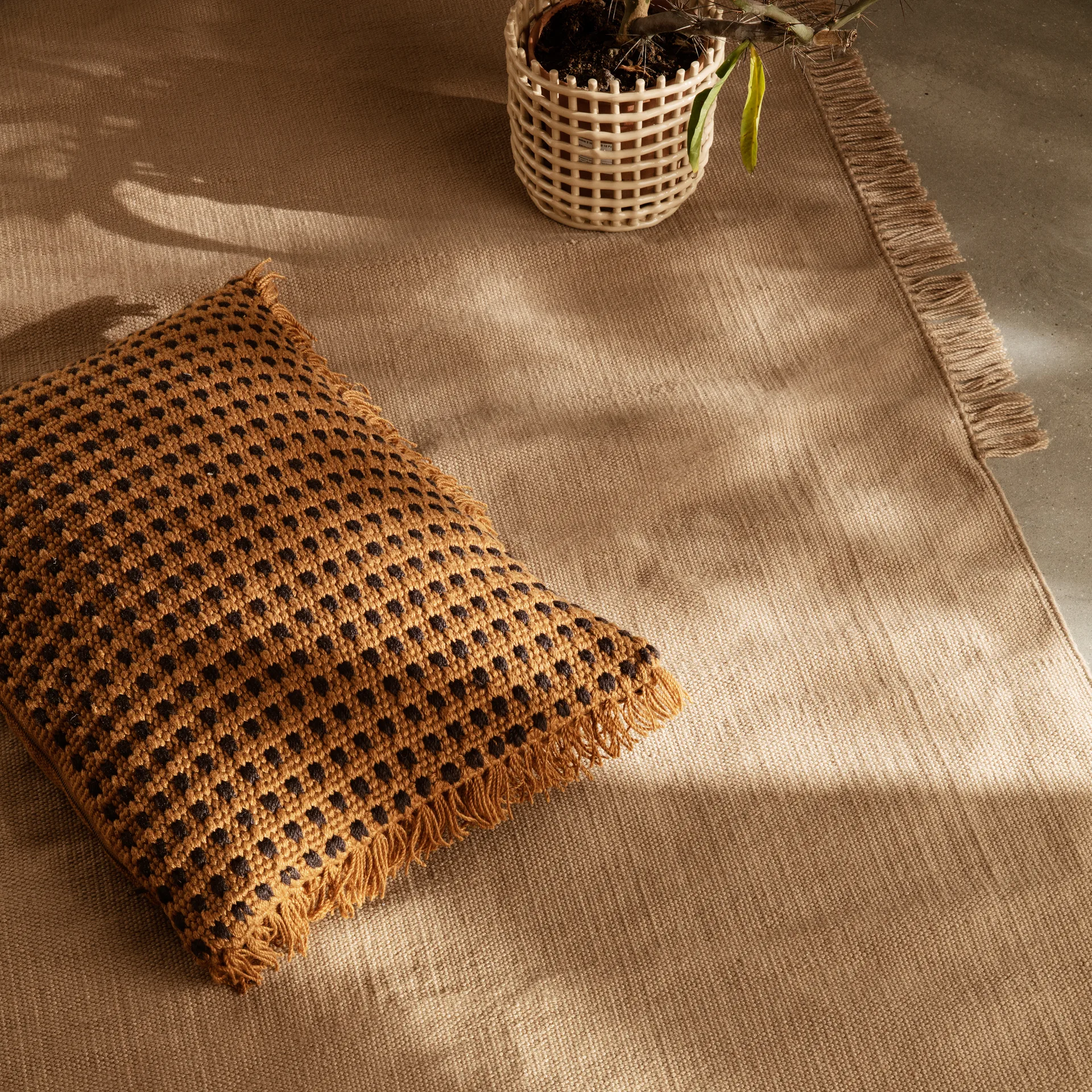 Tapis Hem small 80x140 cm, Sand Ferm Living