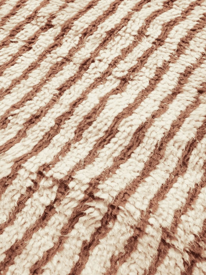 Tapis Kami, Off white-red brown, 120x180 cm Ferm Living