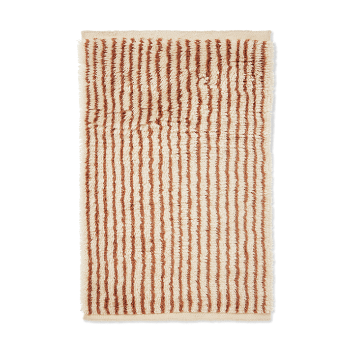 Tapis Kami - Off white-red brown, 80x120 cm - Ferm Living