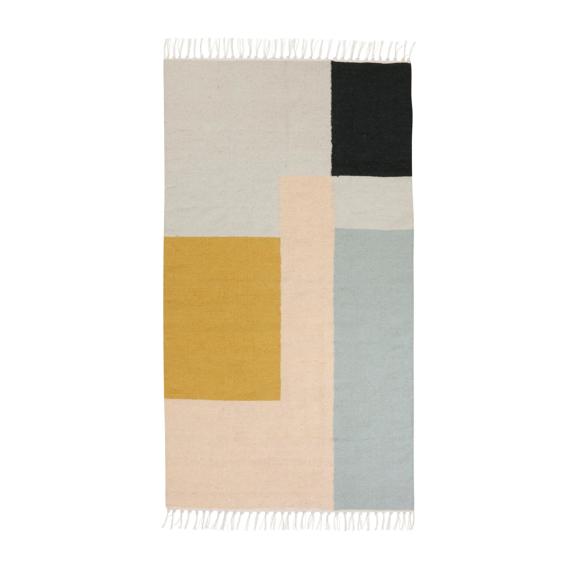Tapis Kelim petit, carrés Ferm Living