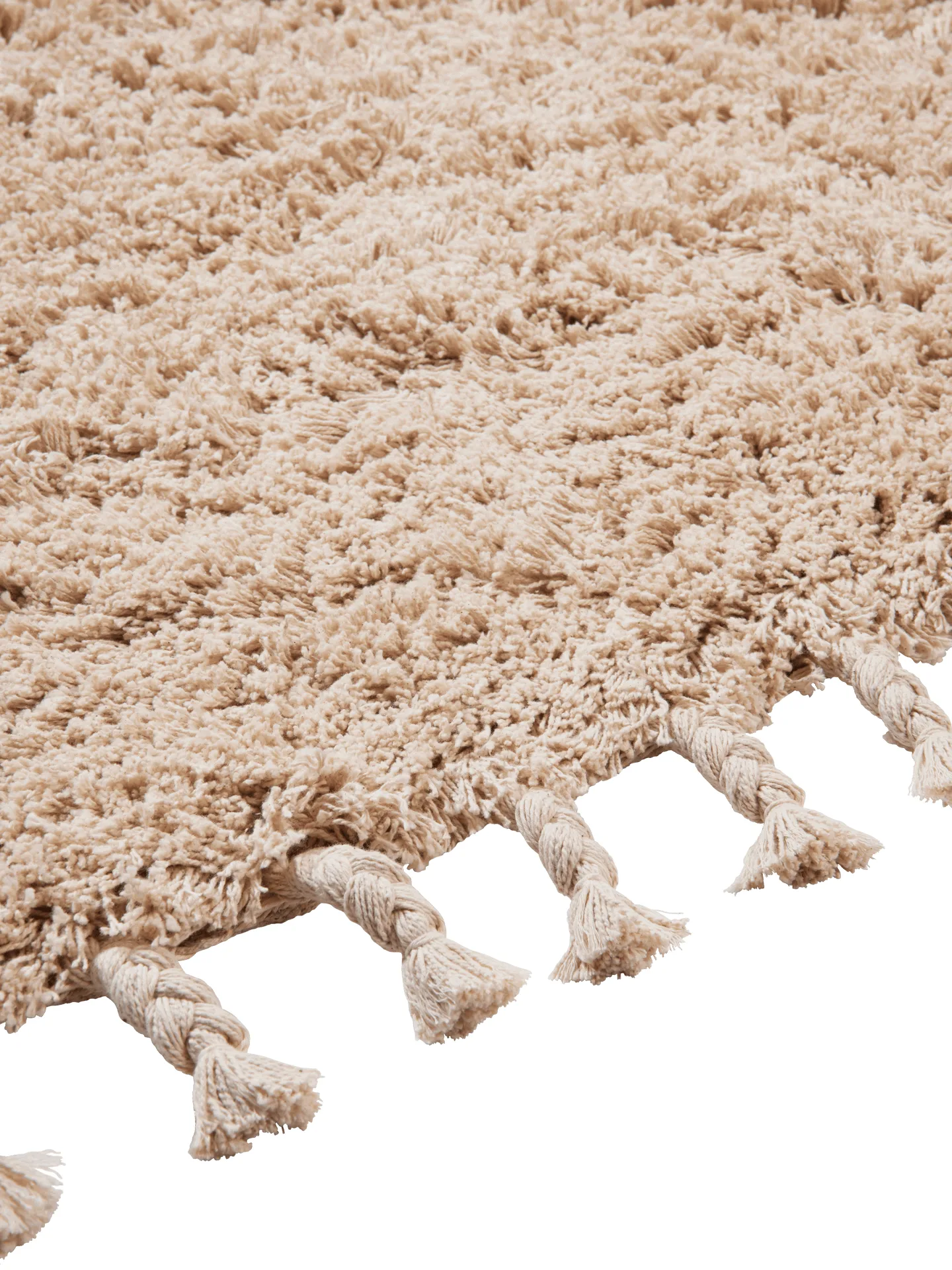 Tapis long pile Amass 70x140 cm, Off-white Ferm Living