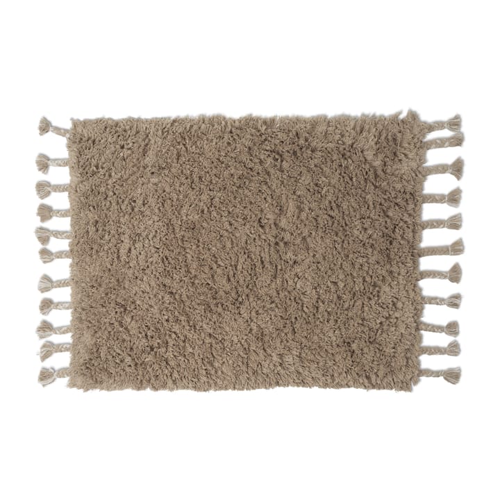 Tapis long pile Amass 70x50 cm - White Pepper - Ferm Living