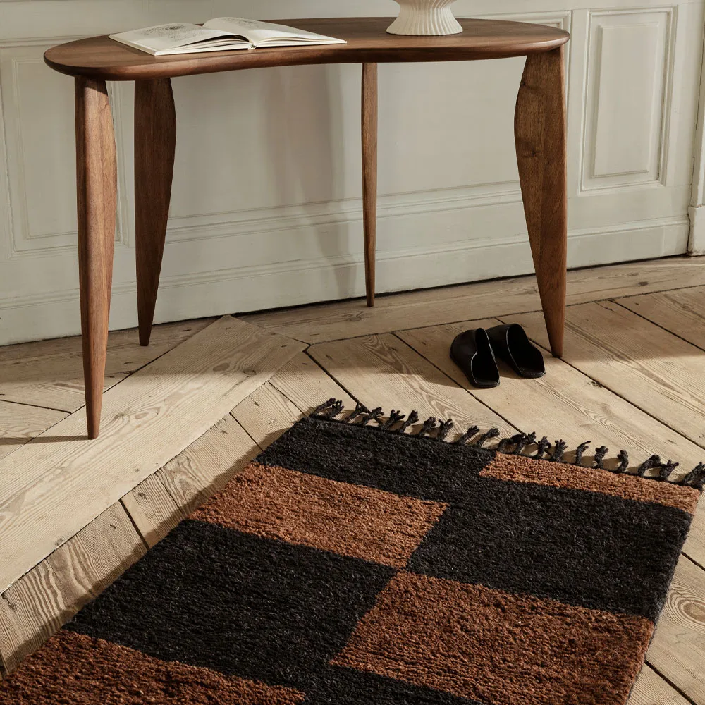 Tapis Mara, bright blue/offwhite, s, 80x120 cm Ferm Living