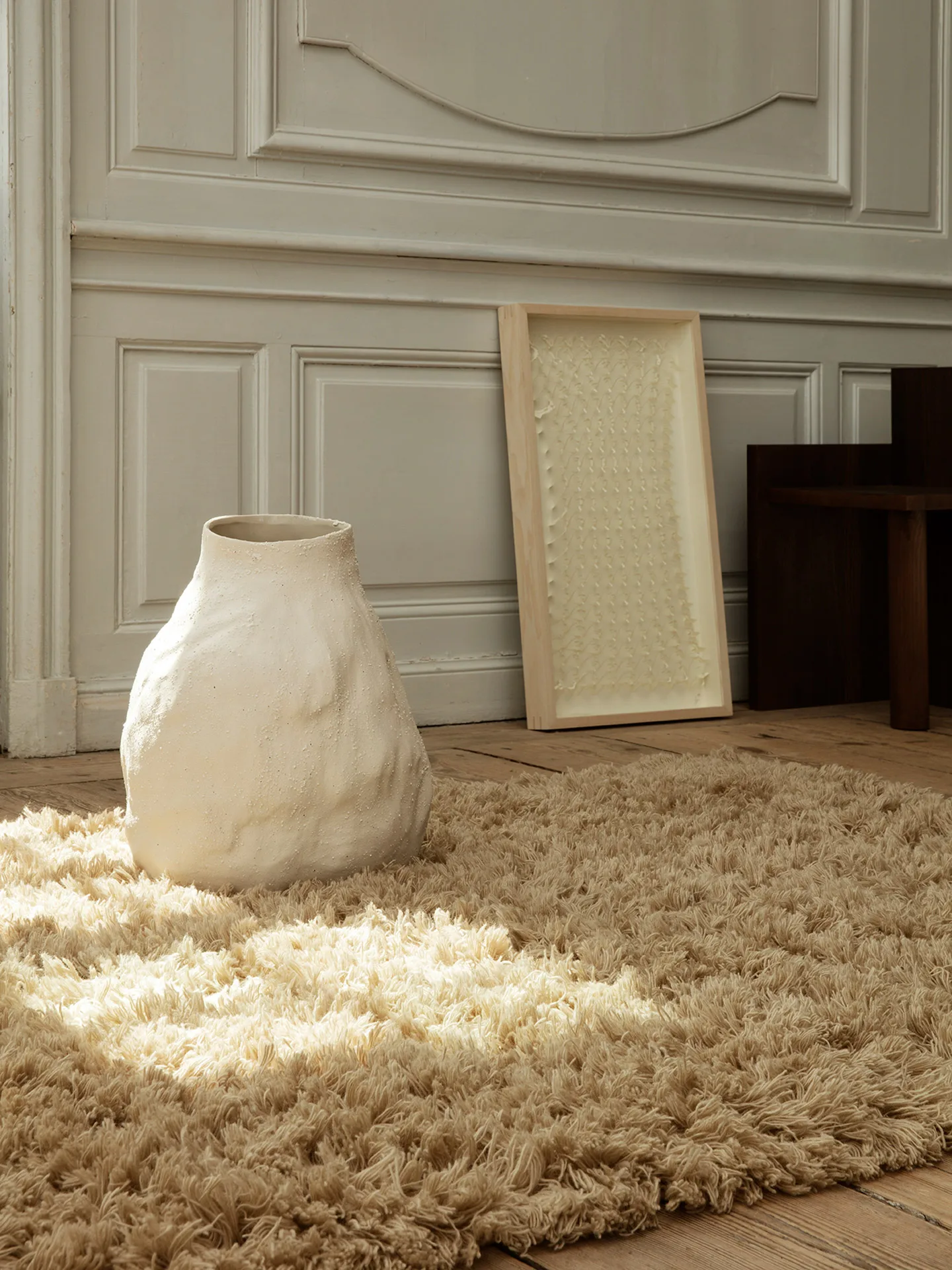 Tapis Meadow High Pile 140x200 cm, Light Sable Ferm Living
