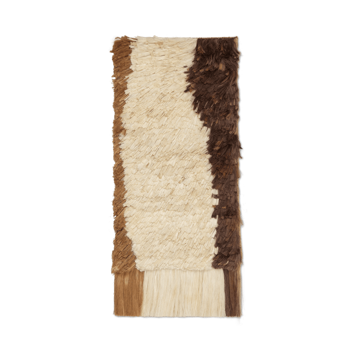 Tapis mural Edge Wall 50x110 cm - Blanc cassé-Café - Ferm LIVING