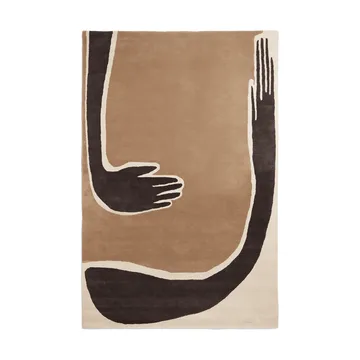 Tapis Pose - Coffee-off white, 200x300 cm - Ferm Living