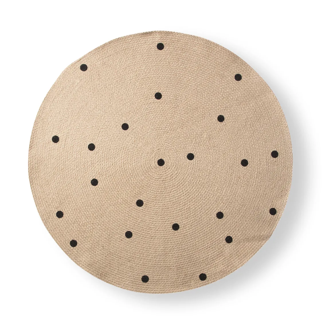 Tapis rond Ferm Living, Black dots Ferm Living