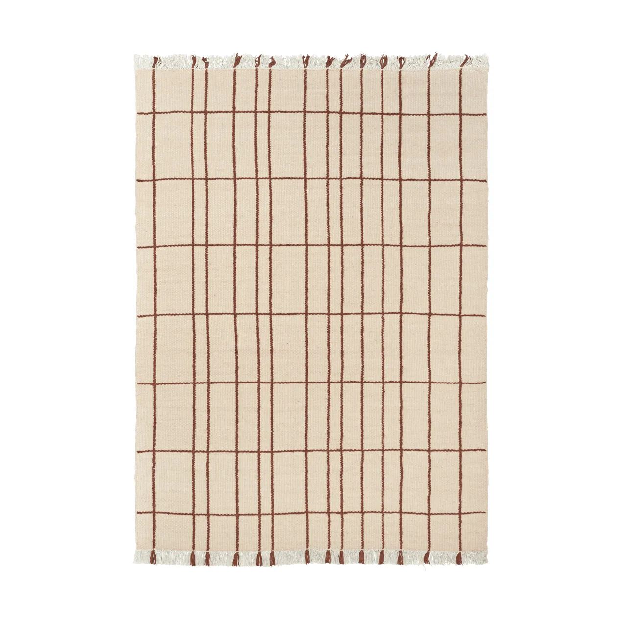 Tapis Sen, Parchment-chestnut, 140x200 cm Ferm Living