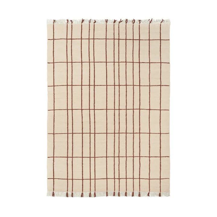 Tapis Sen - Parchment-chestnut, 140x200 cm - Ferm Living