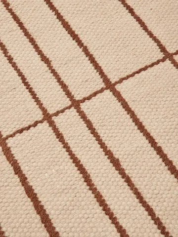 Tapis Sen - Parchment-chestnut, 140x200 cm - Ferm Living