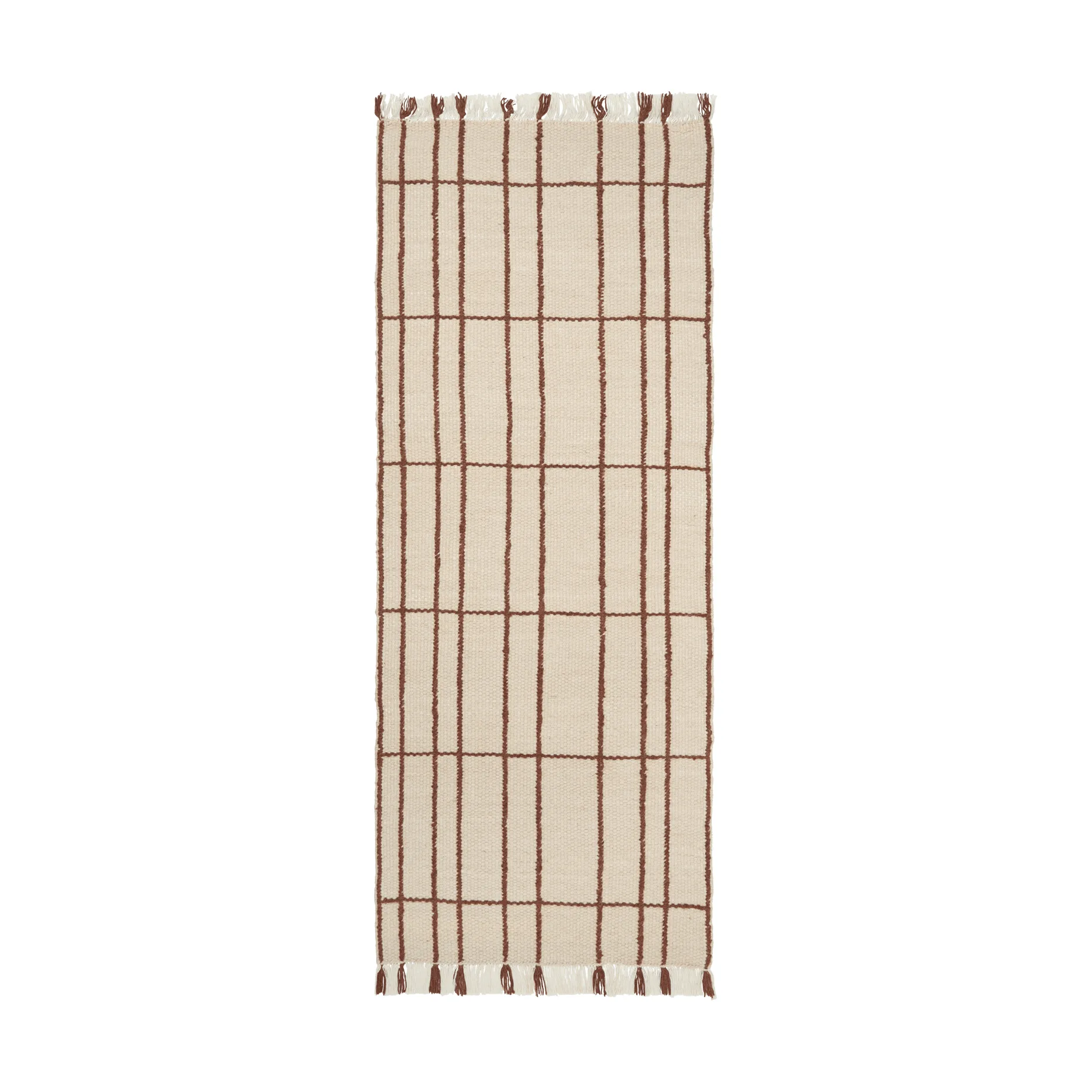 Tapis Sen, Parchment-chestnut, 80x200 cm Ferm Living