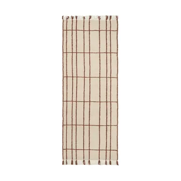 Tapis Sen - Parchment-chestnut, 80x200 cm - Ferm Living