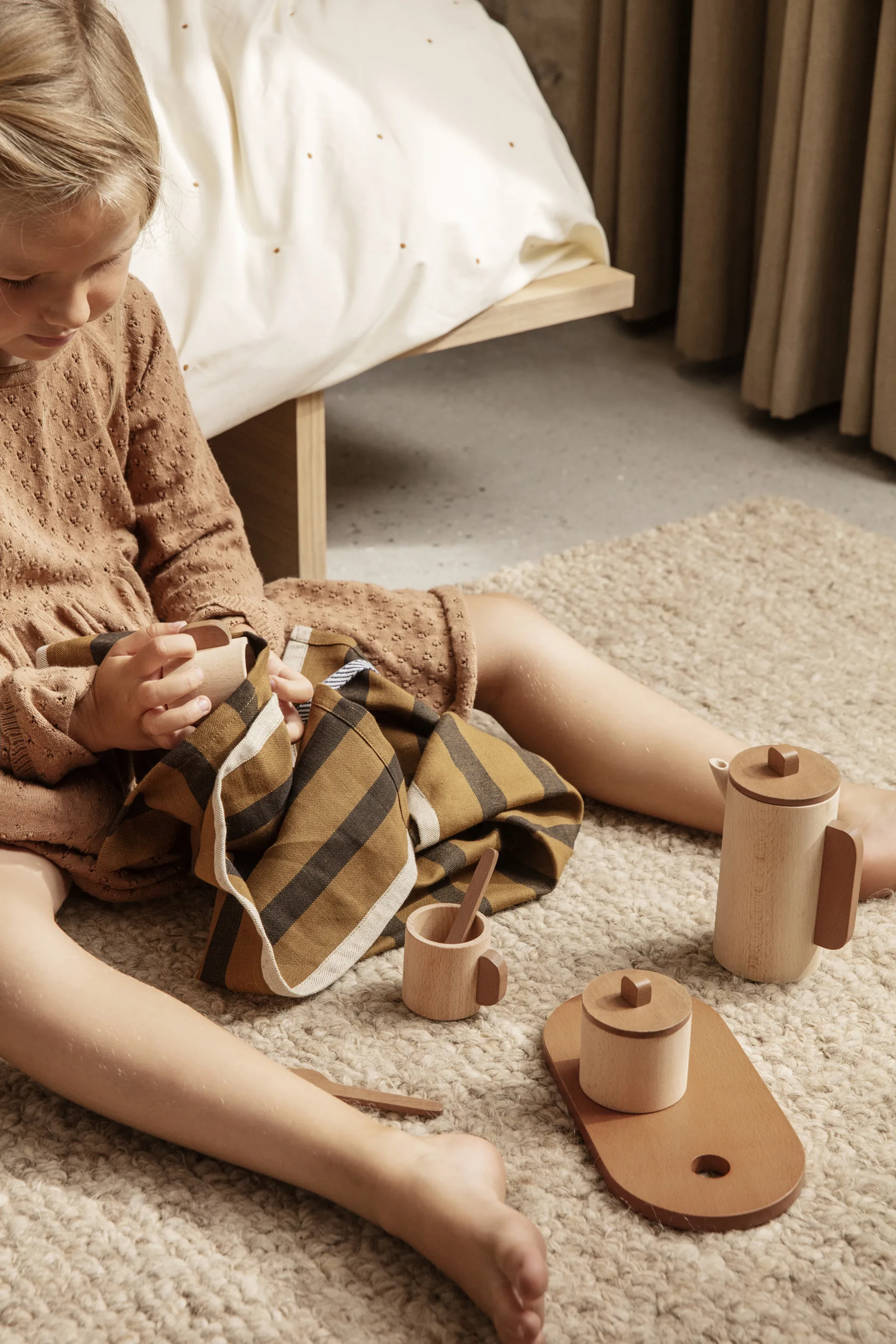 Tapis Shade Loop L 200x300 cm, Beige Ferm Living